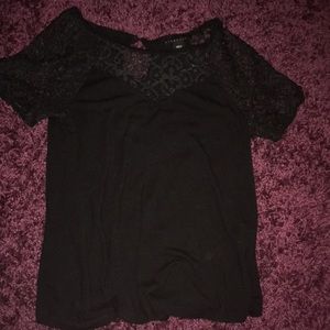 Black Lace Top